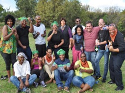 team building group photo